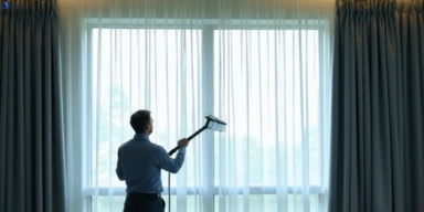 Commercial curtain steam cleaning service pagewood-nsw hotels offices